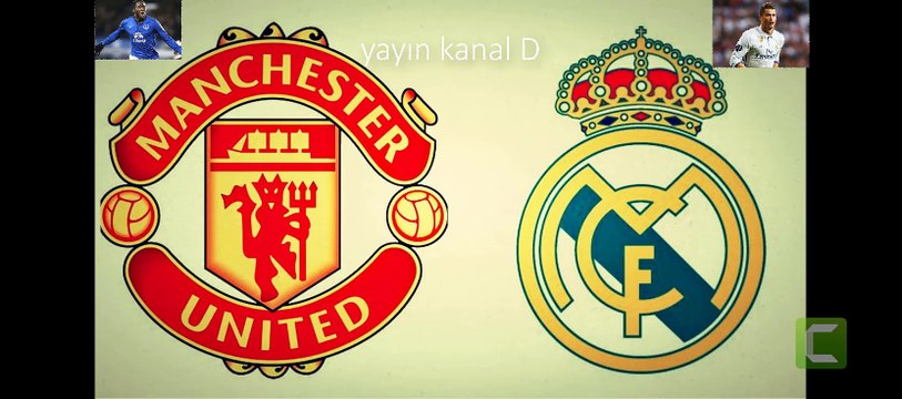 Real madrid-Manchester united.cristiano ronaldo gol