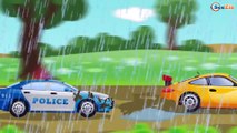 Cop Cars Kids Cartoon - The Police Car and Tow Truck - Cars & Trucks Cartoons for children