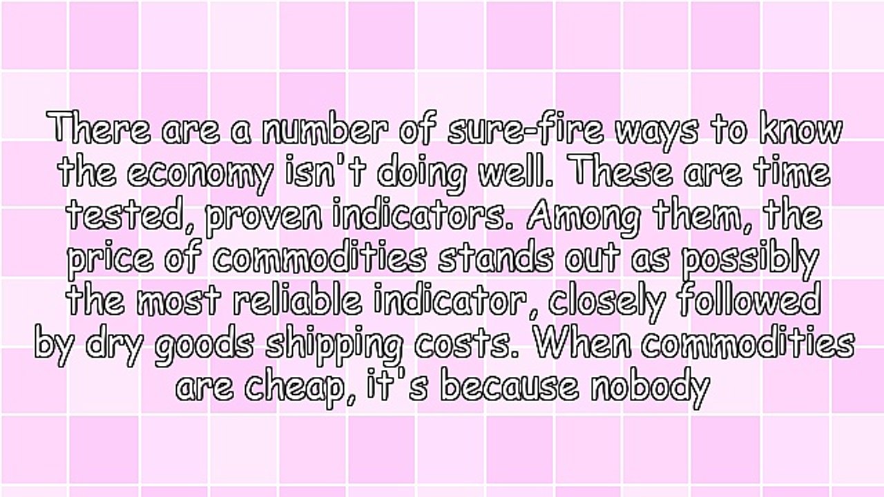 Commodity Prices Have Crashed