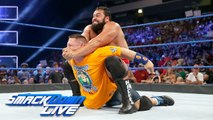 Rusev blindsides John Cena ahead of their Flag Match׃ SmackDown LIVE, July 18, 2017