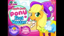 My Little Pony Games - Apple Jack Pony Feet Doctor - Animal Baby Games