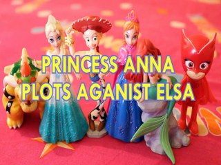 Tải video: PRINCESS ANNA PLOTS AGANIST ELSA BOWSER JESSIE TOY STORY 3 ARIEL OWLETTE PJ MASKS Toys BABY Videos, FROZEN , DISNEY , PI