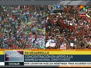 Rumbo a la ANC, pueblo venezolano muestra su apoyo