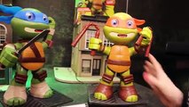 Teenage Mutant Ninja Turtles Brand NEW Toys for 2016 at Playmates Booth in New York City T