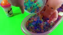 Bébés bébé bain perles enfants les couleurs poupée pour enfants Apprendre jouer les tout-petits avec orbeez