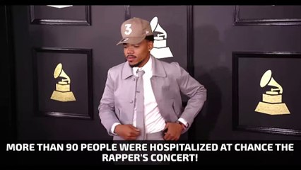 Chance the Rapper show leaves over 90 hospitalized