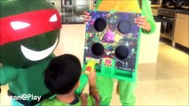 Ninja Turtles Out Of The Shadows Giant Surprise Egg Toys Unboxing Opening Fun With Ckn Toy