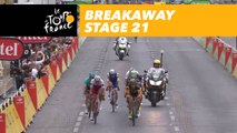 9 coureurs en tête / 9 riders ahead - Étape 21 / Stage 21 - Tour de France 2017