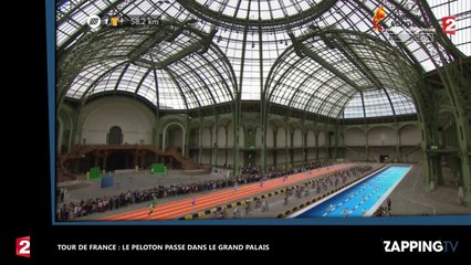 Tour de France 2017 : le peloton passe dans le Grand Palais, des images inédites ! (vidéo)