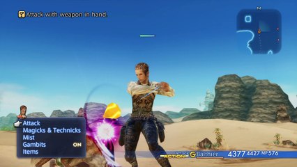 Balthier Ninja Sword Moveset