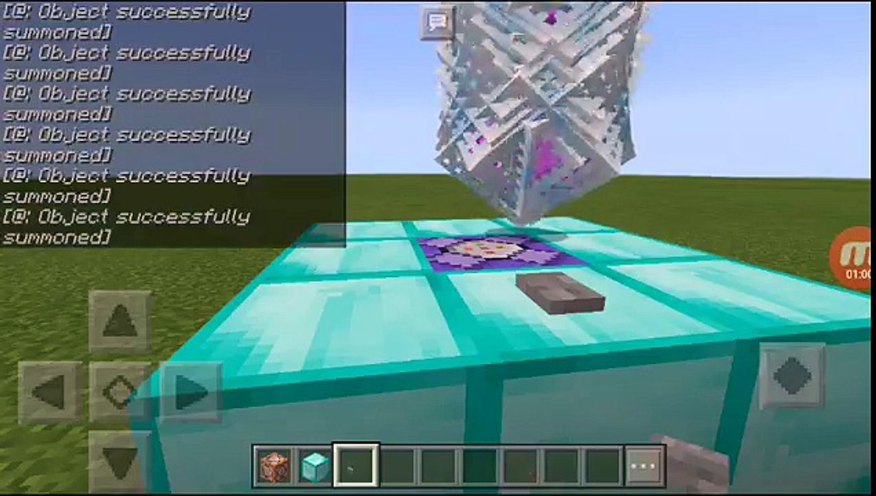 How to mske a beautiful crystal in mcpe