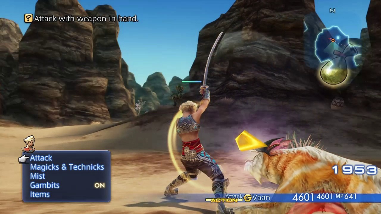 Vaan Katana Moveset