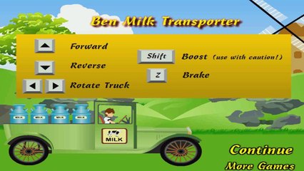 Ben 10 Milk Truck - Play Free Games Online