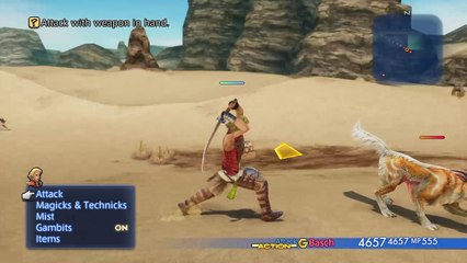 Basch Katana Moveset