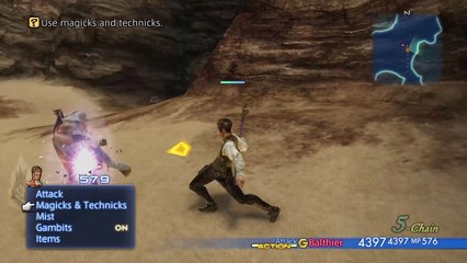 Balthier Staff Moveset