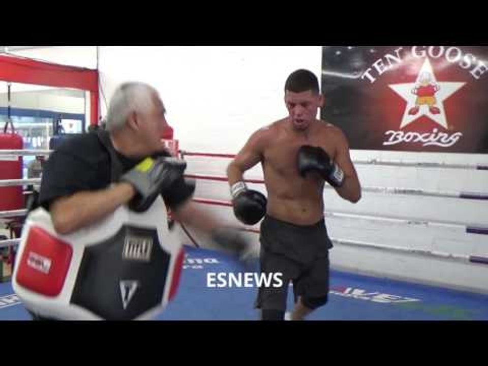 Amir Khan: After Watching Nate Diaz Sparr A World Champ HE GOT BOXING SKILLS