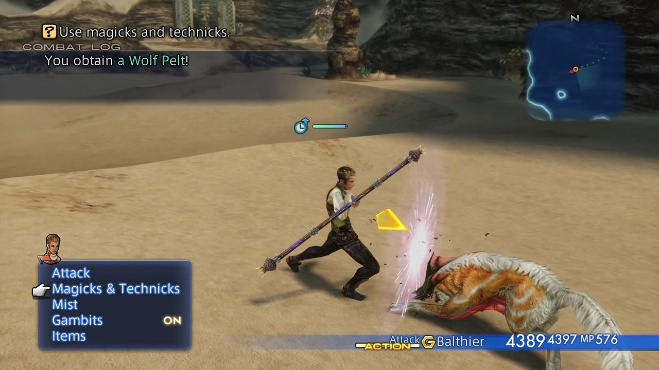Balthier Polearm Moveset