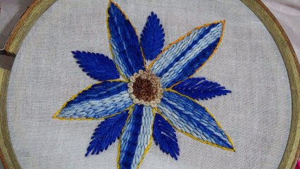 Hand Embroidery: Hand Stitch: Raised Stem Stitch