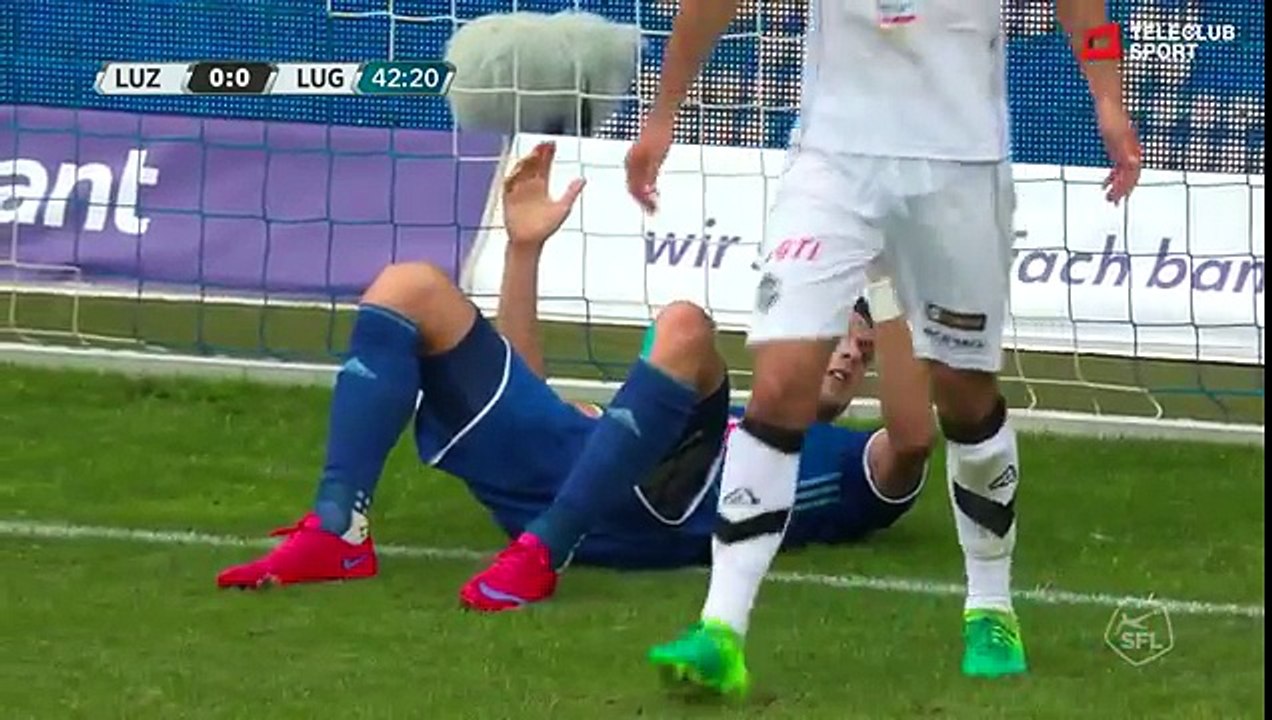 Luzern 1:0 Lugano (Swiss Super League 23 July 2017)