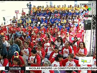 Exhorta el pdte. venezolano a votar en la constituyente del 30-J