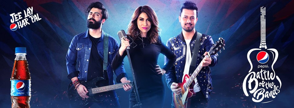 Fawad Afzal Khan, Atif Aslam and Meesha Shafi for Pepsi Battle of the Bands 2017!