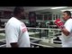 Mitts lesson with Lamon Brewster