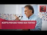 PGR acepta que Yunes testifique contra Duarte