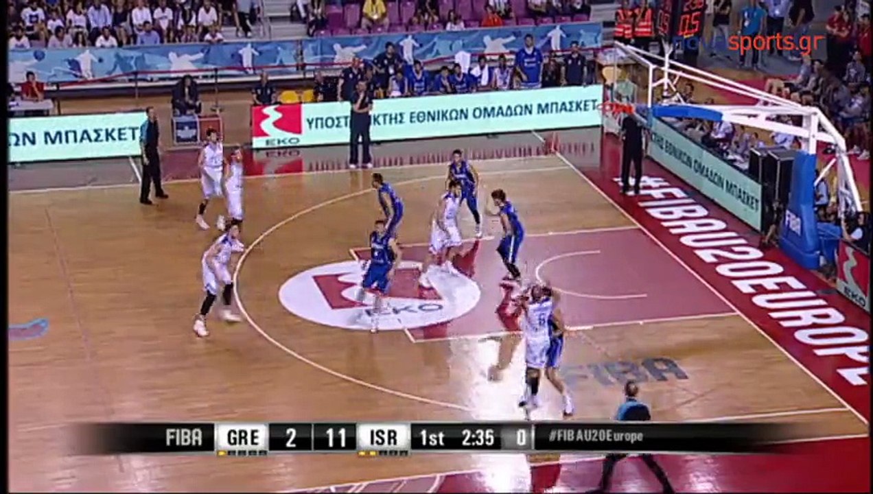 Greece 65-56 Israel - Full Highlights - Final - Eurobasket U-20 - 23.07.2017 [HD]