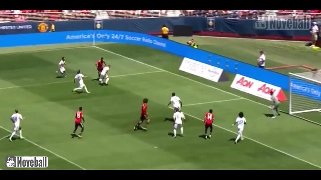 Martial SOLO ASSIST & Lingard GOAL - Real Madrid vs Manchester United (23/07/2017) | Noveball
