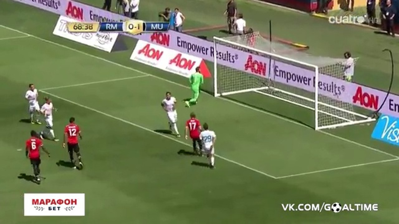 Casemiro Goal - Real Madrid 1-1 Manchester United - 24.07.2017