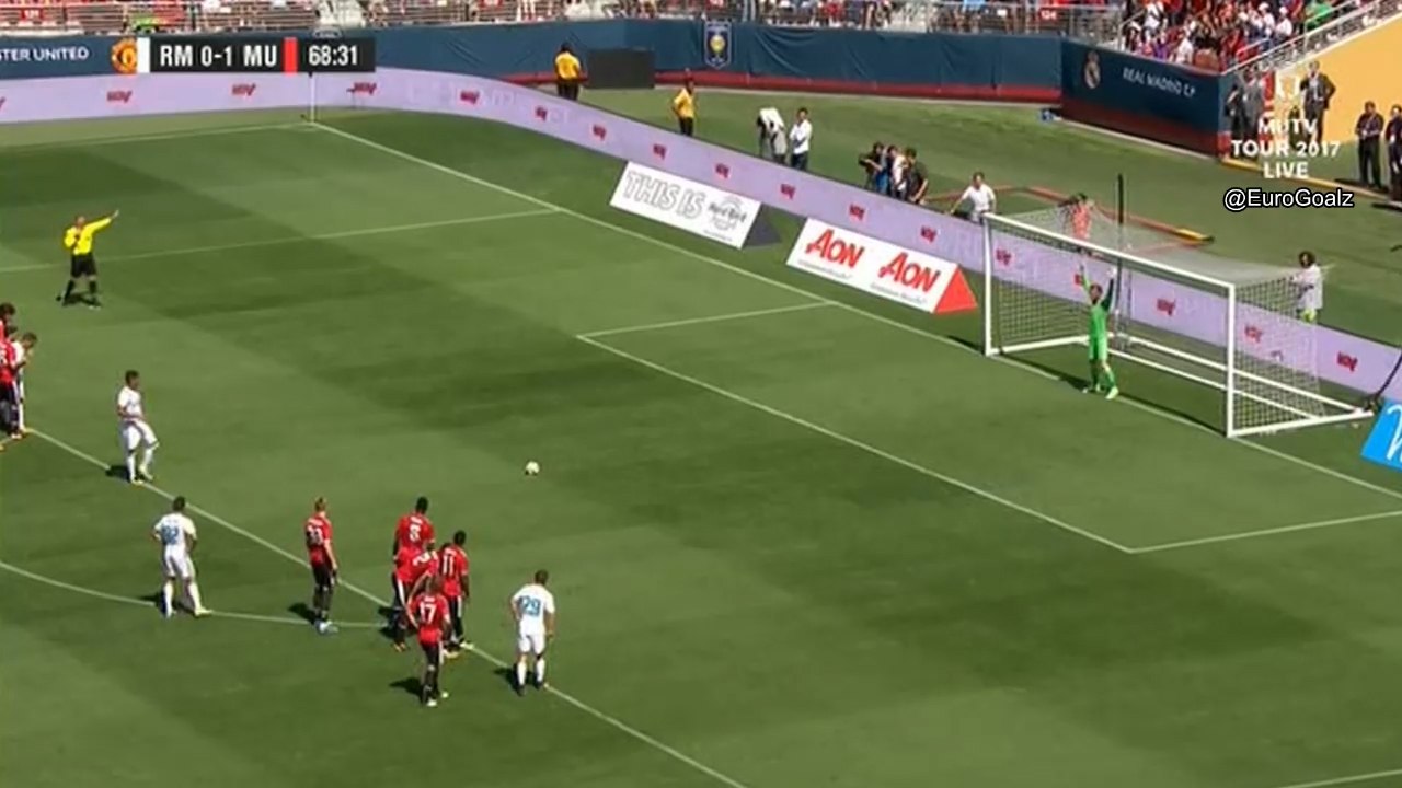 Casemiro Penalty Goal vs Manchester United (1-1)