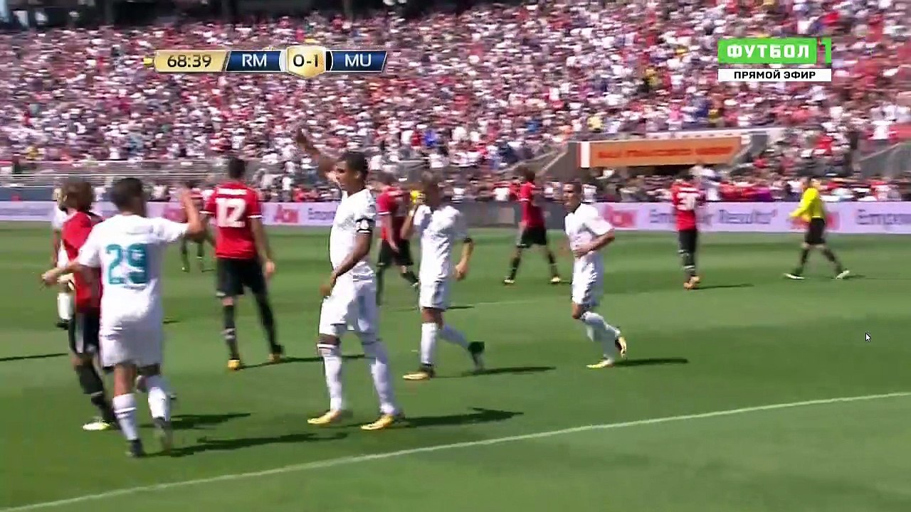 Casemiro Penalty Goal HD -  Real Madrid 1-1 Manchester United - ICC Cup 24.07.2017