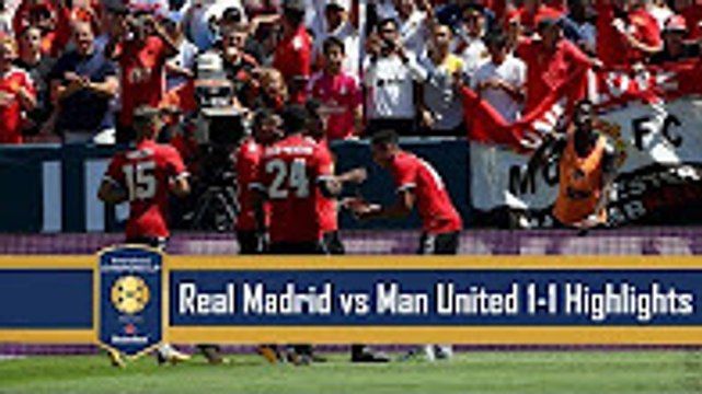 Real Madrid vs Manchester United (1-1) All Goals & Extended Highlights - ICC 2017- 24-07-2017 HD