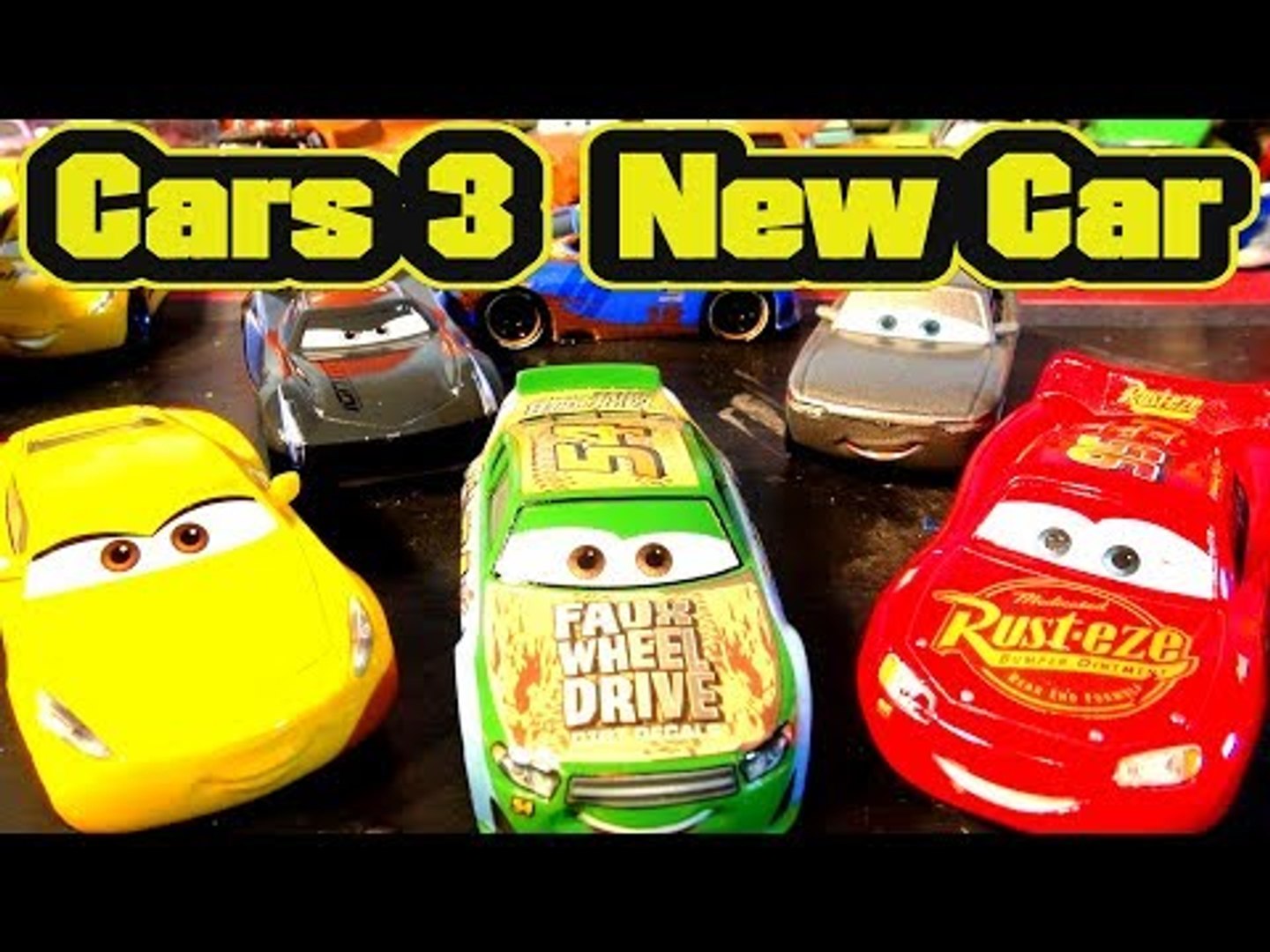 Pixar Cars 3 New Car Unboxing Tommy Highbanks and Lightning McQueen with  Jackson Storm - video Dailymotion