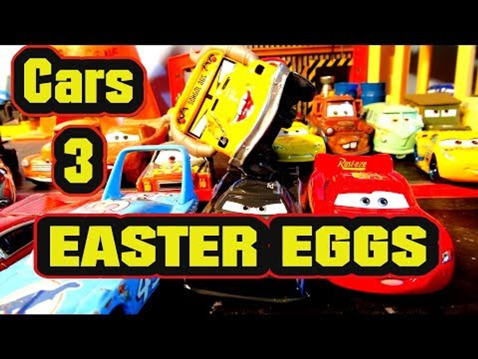 Pixar Cars 3 Top 10 Easter Eggs with Lightning McQueen , Jackson Storm and Cruz Ramirez