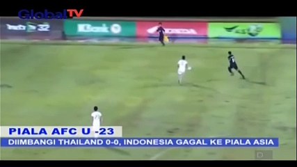 Diimbangi Thailand 0-0, Indonesia Gagal ke Piala Asia