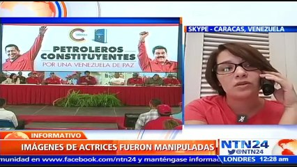 “Me da rabia que se utilice mi imagen para promocionar la Constituyente”: actriz venezolana Daniela Alvarado sobre afiches manipulados