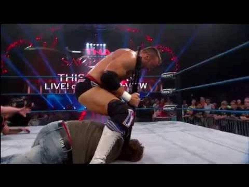 Magnus snaps on Abyss and Eric Young before Sacrifice (April 24, 2014)