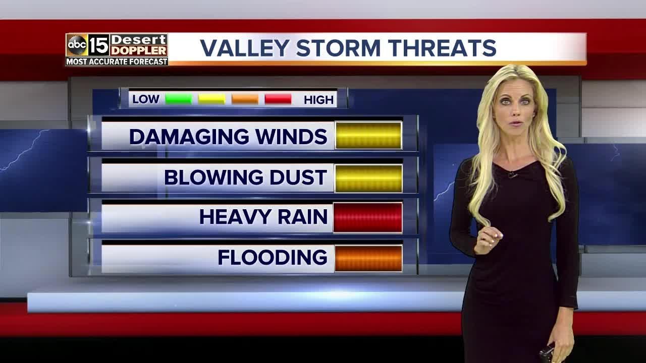 Flash flood watch in effect through midnight in parts of AZ