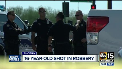 Teen hospitalized after robbery attempt in south Phoenix