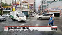 Heavy downpours cause major flooding in Incheon