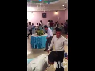 Funny Uncle is dancing