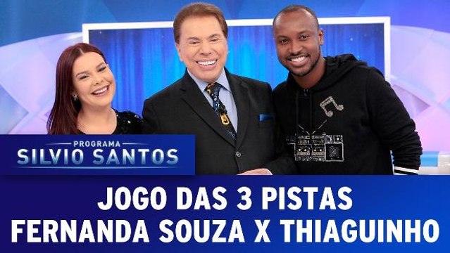 Jogo das 3 Pistas com Fernanda Souza e Thiaguinho