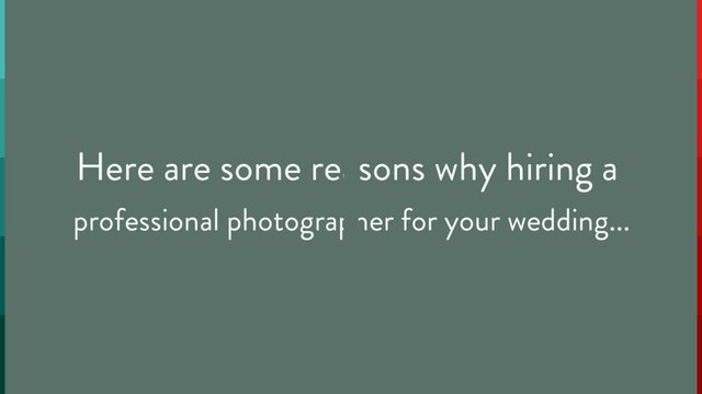Wedding Photographer in Fremont - Reasons Hiring a Professional Photographer for Your Wedding