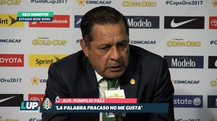 A Pompilio Páez no le gusta la palabra “fracaso”