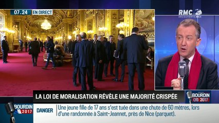 QG Bourdin 2017 : La loi de moralisation révèle une majorité crispée - 24/07