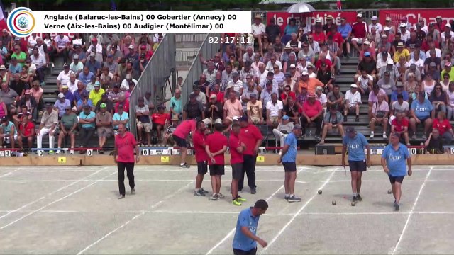 Finales M1 et M2, France Quadrettes, Sport Boules, Chambéry 2017