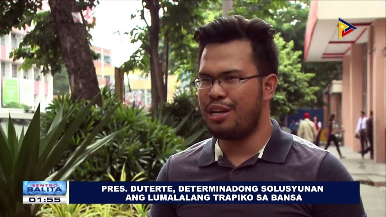Pangulong Duterte, determinadong masolusyunan ang lumalalang trapiko sa bansa #DuterteSONA2017