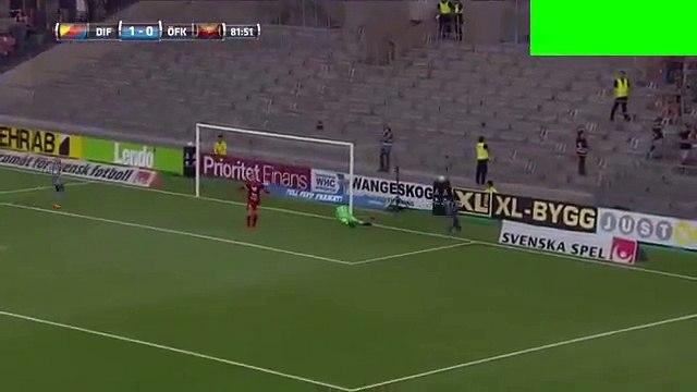 Djurgardens 2:0 Ostersunds (Swedish Allsvenskan 23 July 2017)