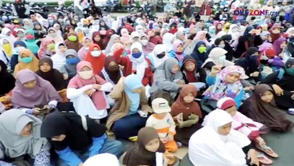 Warga dan Anak-Anak di Semarang Gelar Teatrikal Kecam Penembakan di Al Aqsa